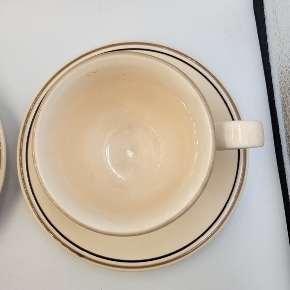 Vintage Noritake Keltcraft Tea Cups and Saucers - set of 2 - Picture 5 of 7